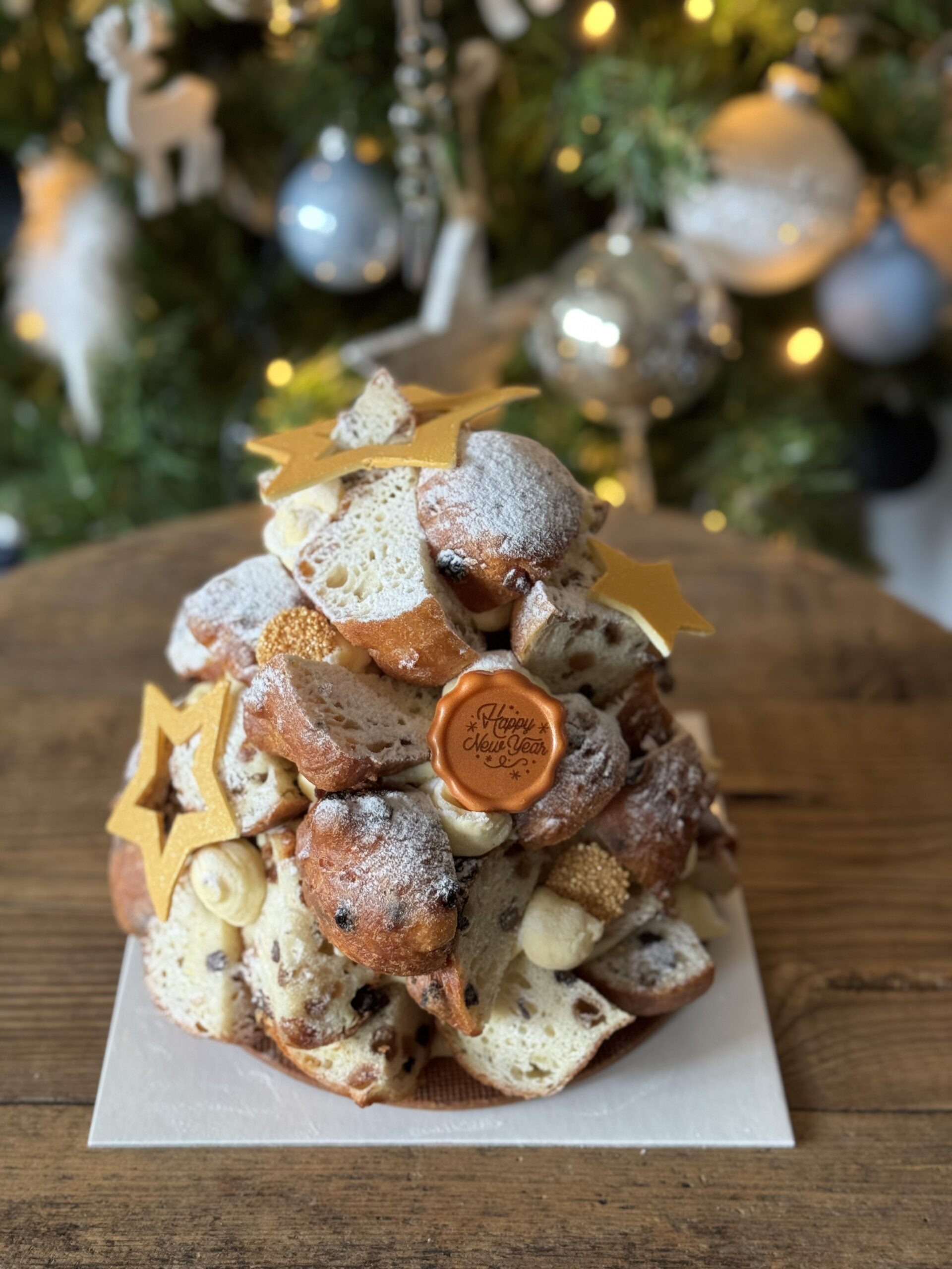 Oliebollen pluk taart